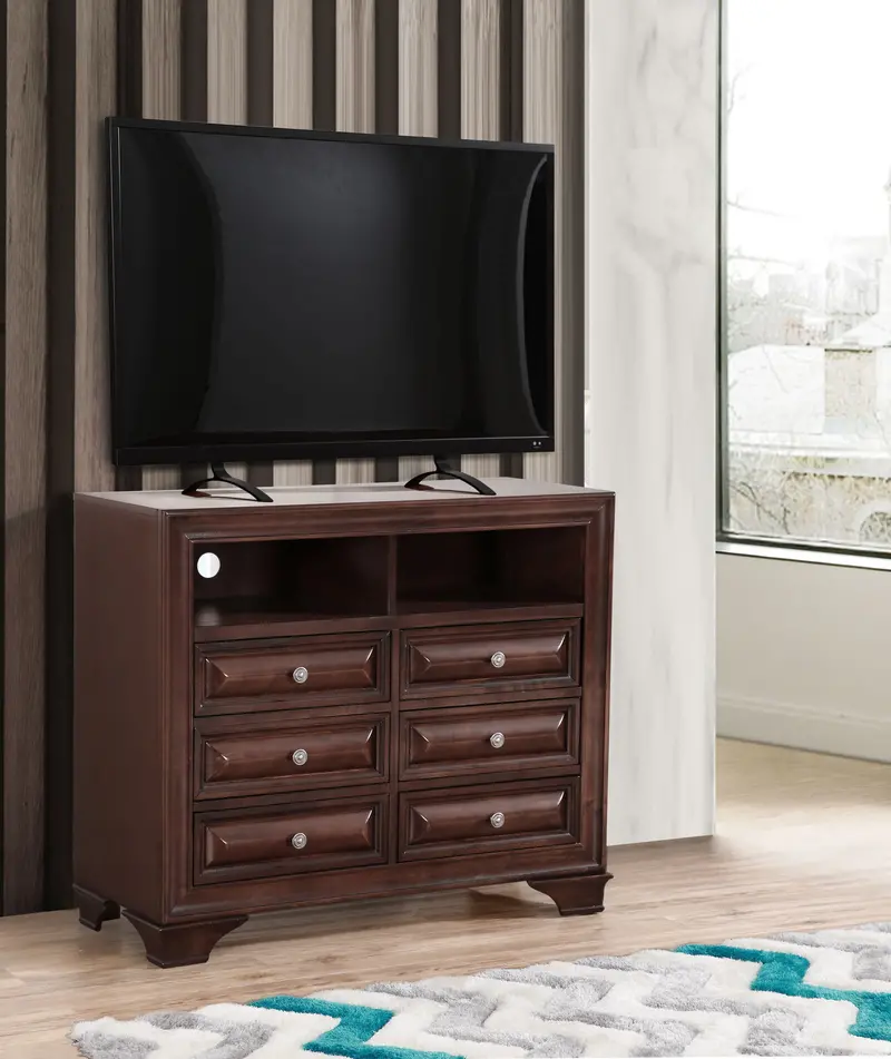 Contemporary Media Chest for TVs and Entertainment Systems