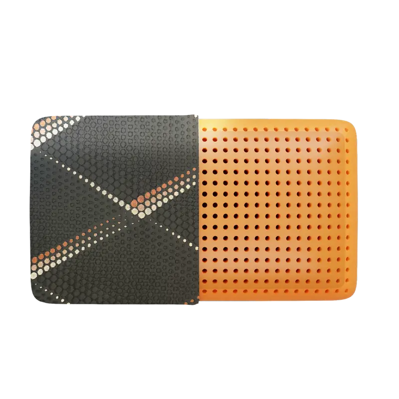 Copper Ice Ventilated Latex Pillow – Refreshing Medium Loft Cooling Support