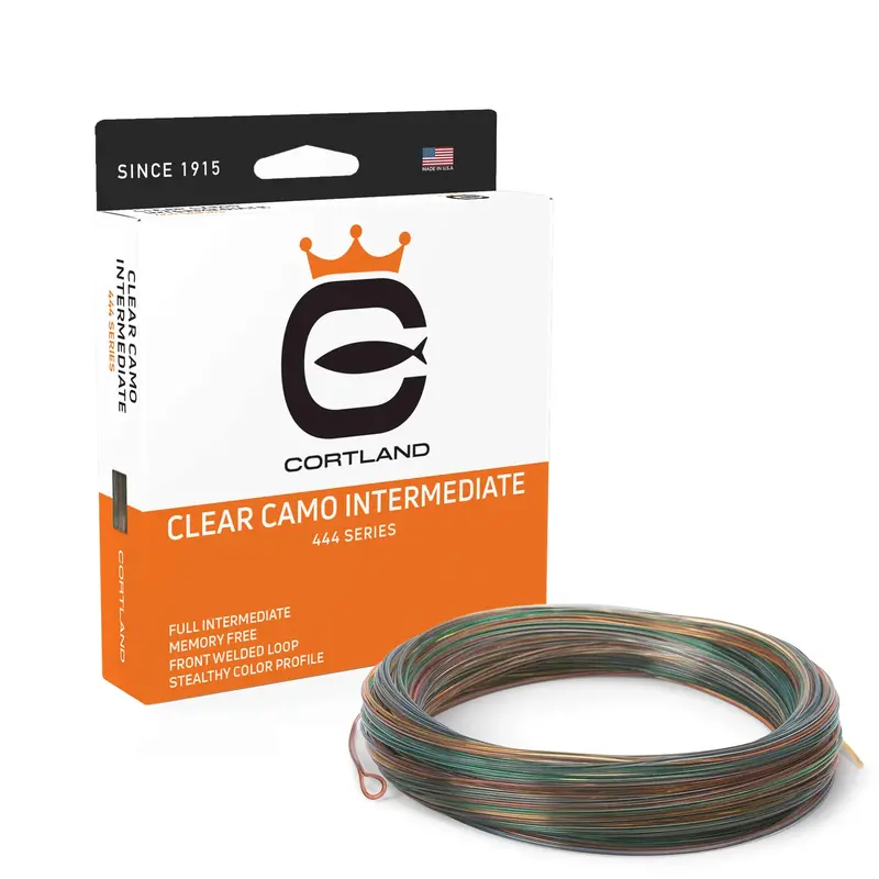 Cortland 444 Clear Camo Intermediate Fly Line – Subtle Green-Tinted Sinker