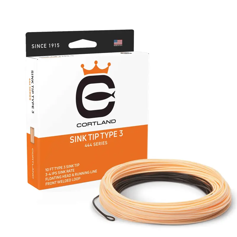 Cortland 444 Sink-Tip Fly Line – Type 3 Density