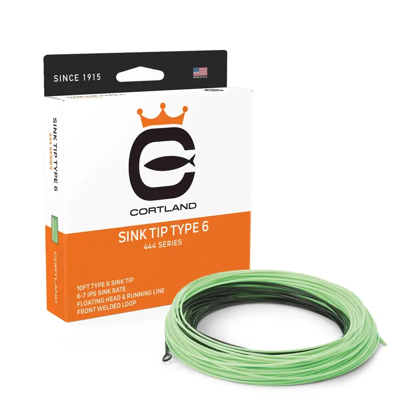 Cortland 444 Sink-Tip Fly Line – Type 6 Density