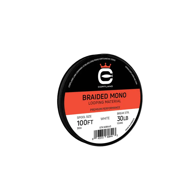Cortland Braided Mono Looping Material – Durable, Abrasion-Resistant Loops