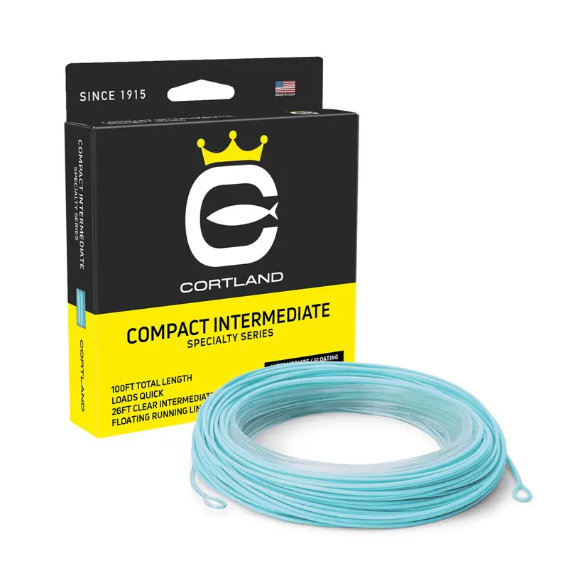 Cortland Compact Intermediate Fly Line – Uniform Sinking for All-Purpose Use