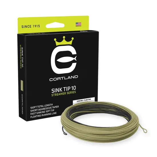 Cortland Streamer Sink-Tip 10-Foot Fly Line