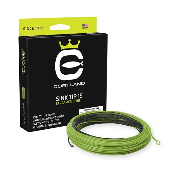 Cortland Streamer Sink-Tip 15-Foot Fly Line
