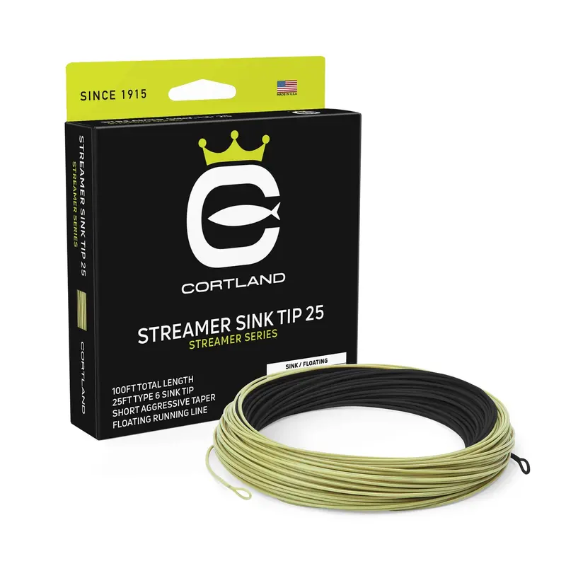 Cortland Streamer-Sink Tip 25-Foot Fly Line