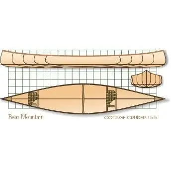 Cottage Cruiser 15’6″ Recreational Canoe for Calm Waters
