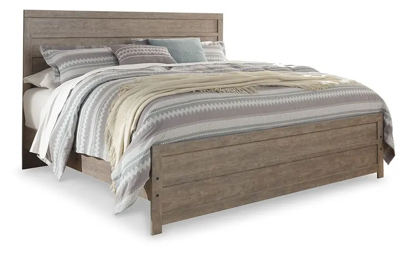 Culverbach Mid-Century Panel Bed