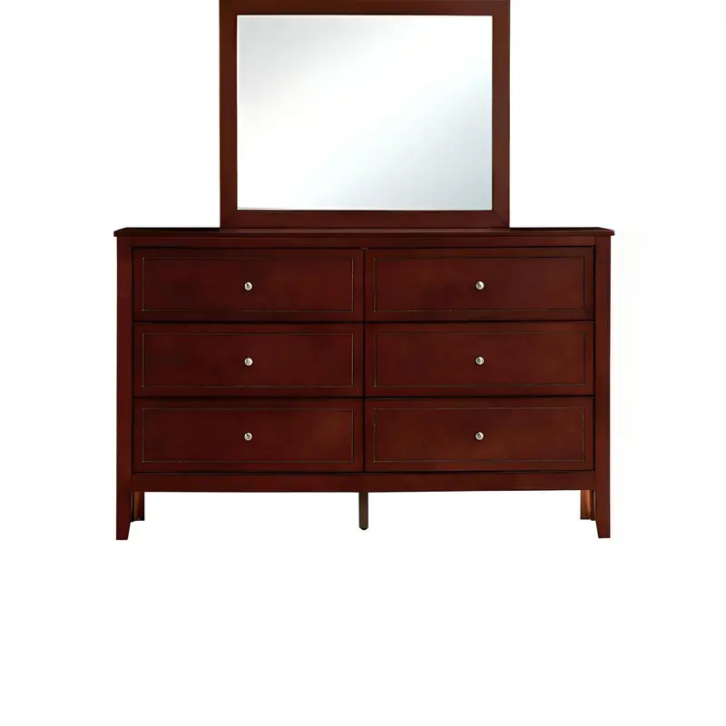 Daniel Six-Drawer Cherry-Veneer Dresser with Full-Extension Glides