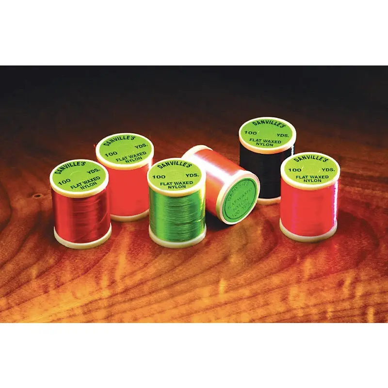 Danville Flat Waxed Nylon Thread – Low-Profile, High-Strength Tying Material