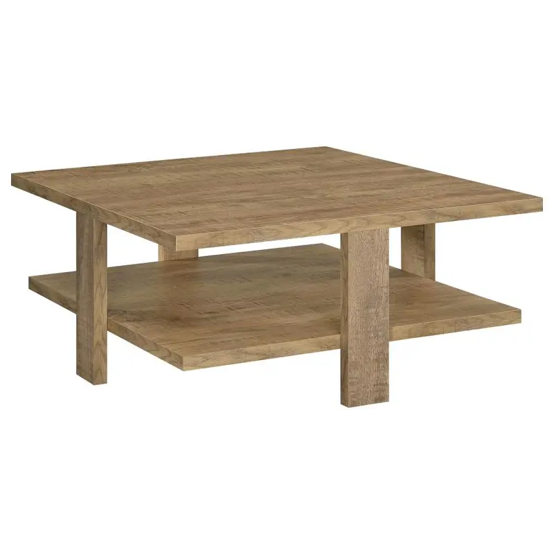 Dawn Minimalist Square Engineered Wood Table