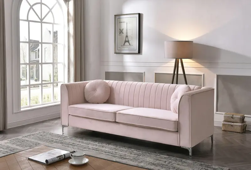 Delray Microsuede Two-Seat Sofa
