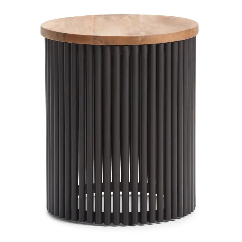Demy Accent Table – Modern Round Side Table for Small Spaces