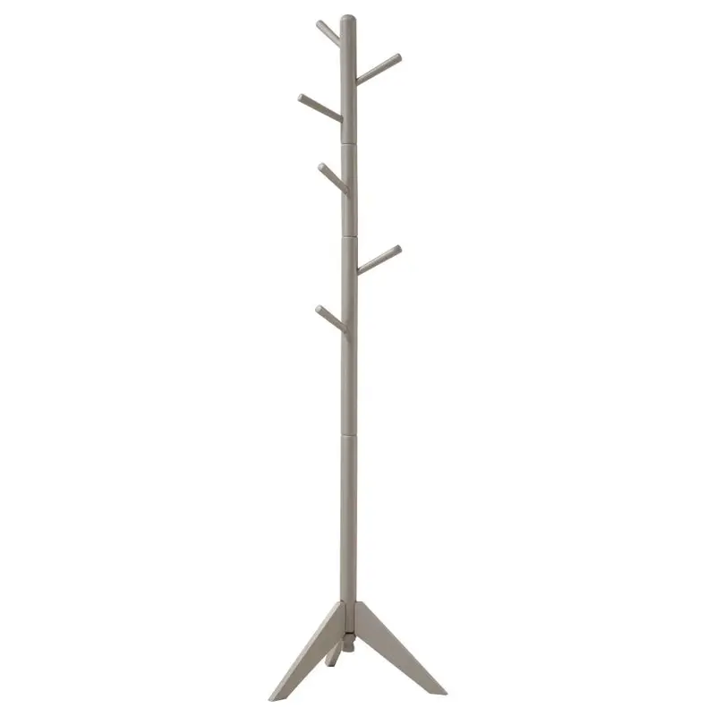 Devlin Wooden 6-Hook Freestanding Coat Rack