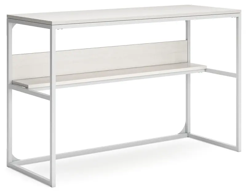 Deznee 48-Inch Modern White Home Office Desk