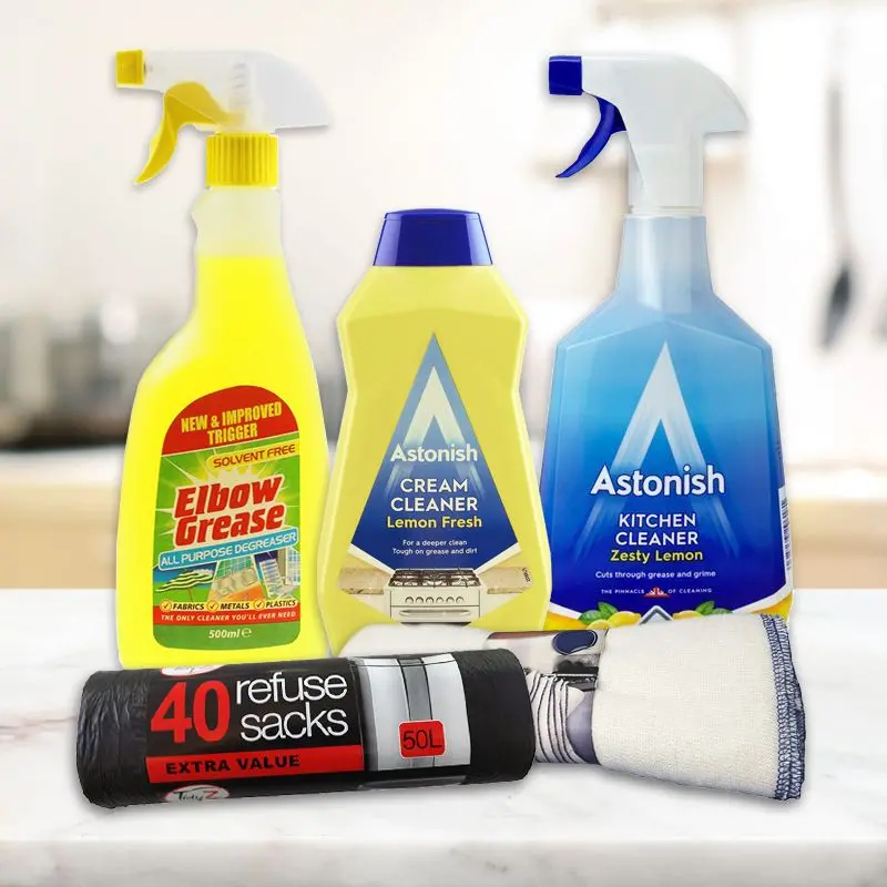DIS Kitchen Cleaning Essentials Bundle – Multi-Item Care Kit