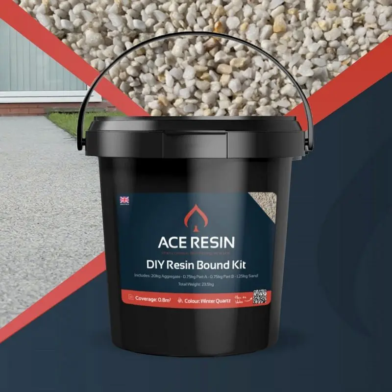 DIY Winter Quartz Resin Bound Surfacing Kit