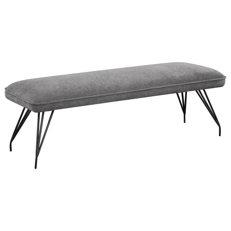 Dodson Fabric-Upholstered Dining Bench – Neutral Seating