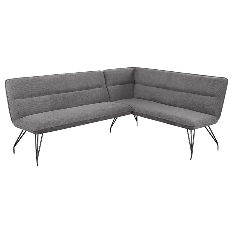 Dodson L-Shaped Fabric Dining Nook Bench – Space-Saving Design