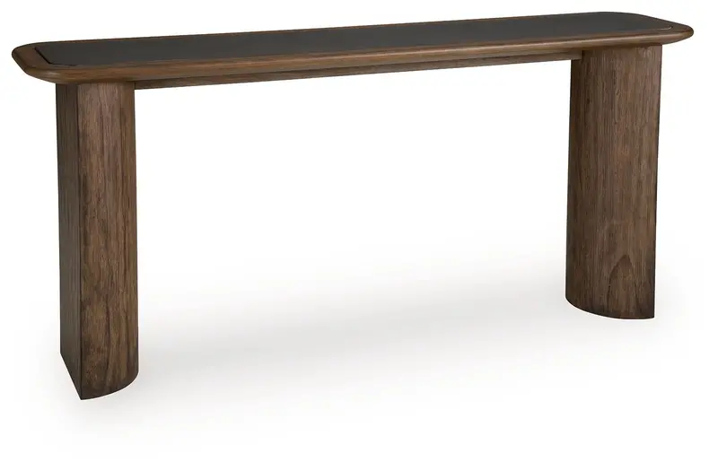 Dontayne Warm Brown Sofa Table