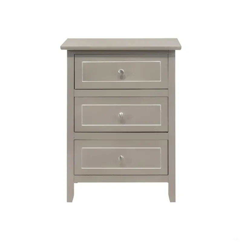 Dovetail-Joint 3-Drawer Nightstand