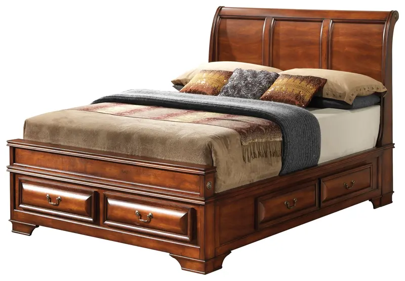 Dovetailed Drawer Storage Bed – Solid Construction