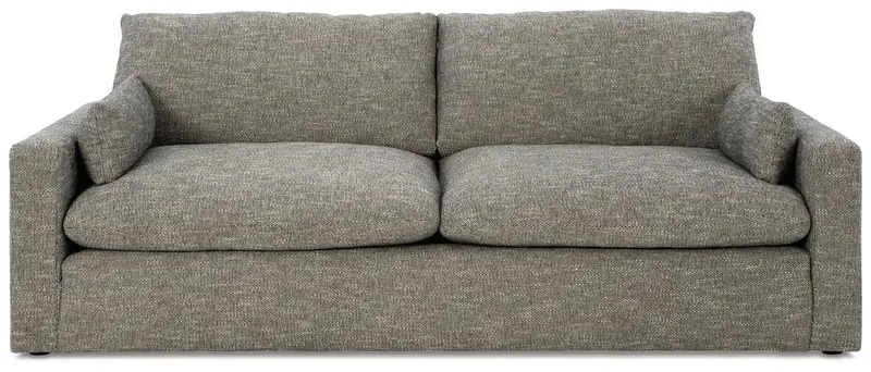 Dramatic Granite-Tone Sofa – Contemporary Living Room Seating