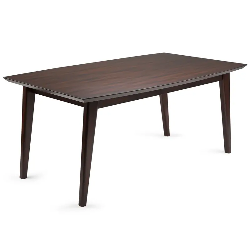 Draper Solid Wood Rectangular Dining Table with Smooth Finish