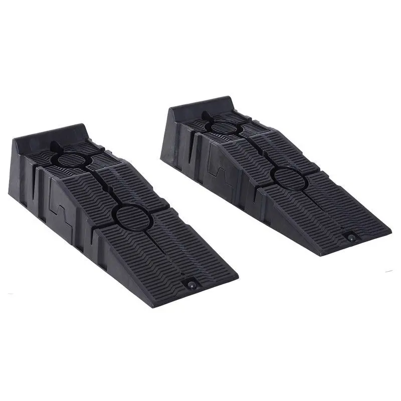 Durhand Heavy-Duty 2.5-Ton Vehicle Service Ramps for Cars and SUVs