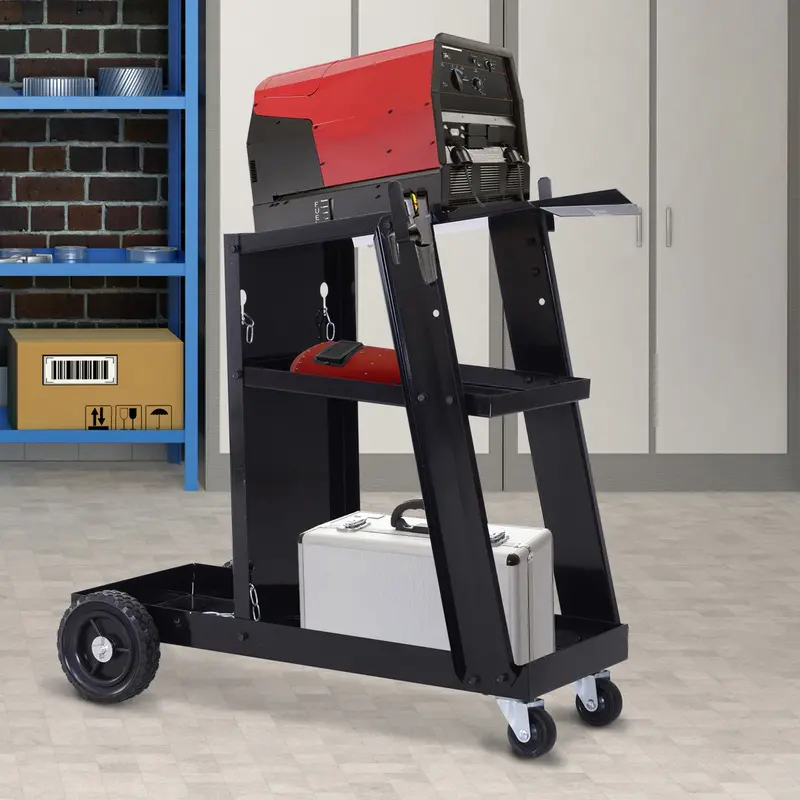 DURHAND Heavy-Duty Welding Cart for Gas Cylinders & Tanks