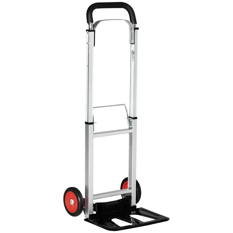 DURHAND Telescoping Folding Sack Truck for Heavy-Duty Transport