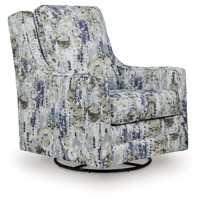 Dustinford Multi-Tone Swivel Glider Accent Chair