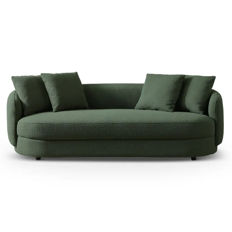 Dylan Bouclé Sofa – French-Inspired Modern Living Room Statement