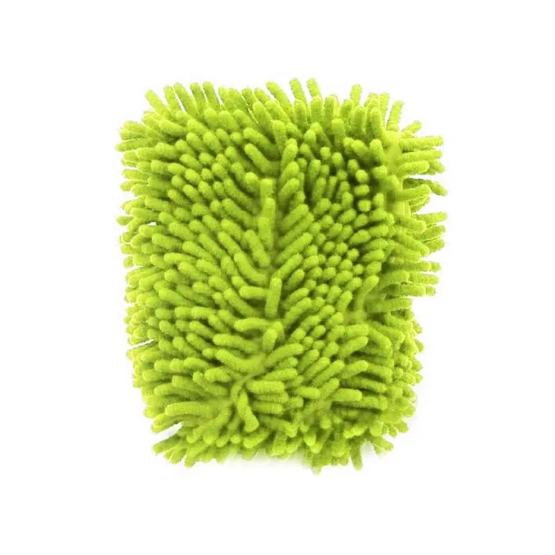 Eco-Friendly Microfiber Cleaning Glove in Green