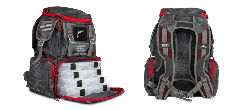 EGO Tackle Box Backpack – 4-Compartment Organiser