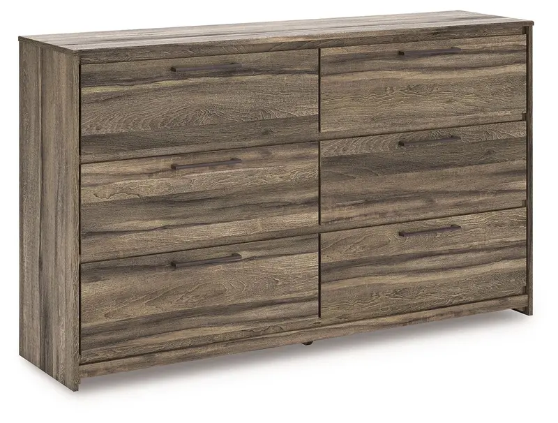 Elbrim Six-Drawer Wooden Dresser