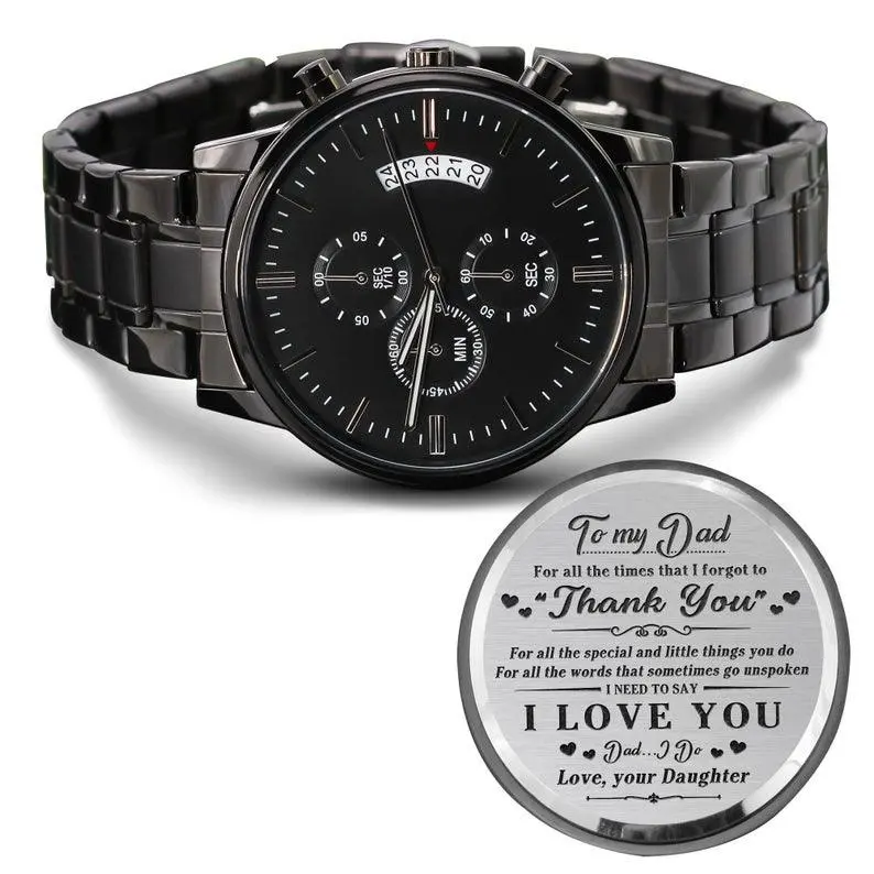 Engravable Chronograph Watch – Premium Birthday or Anniversary Gift