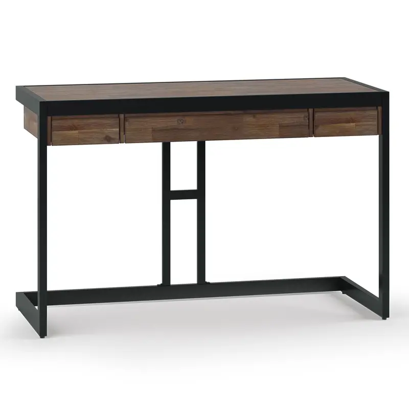 Erina Functional Writing Desk – Artisan-Crafted Wooden Desk with Storage Options
