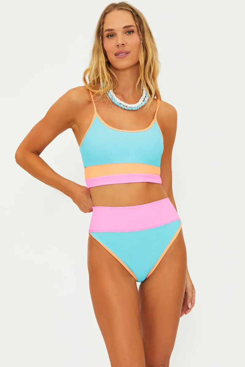 Eva Lightweight Top – Crush Colorblock Design