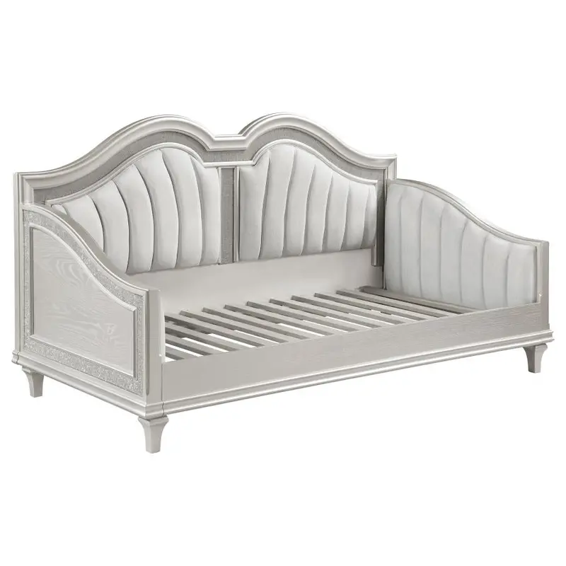 Evangeline Silver Oak Upholstered Twin Daybed