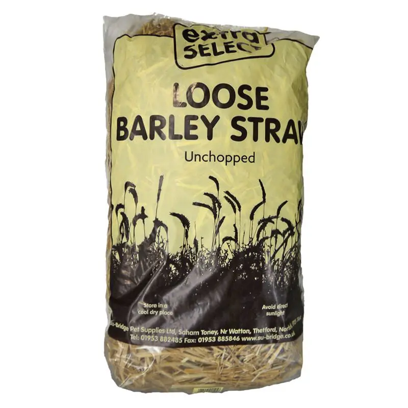 Extra Select Unchopped Barley Straw – Loose Bales for Pond Care