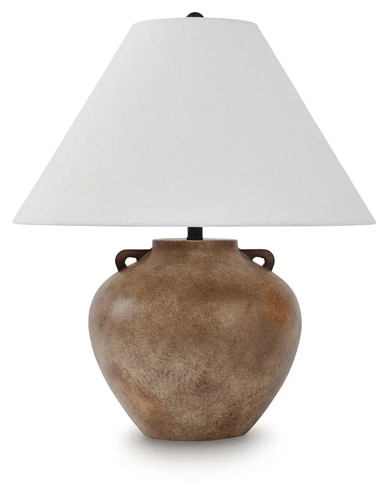 Ferrilby Antique Beige Polyresin Table Lamp