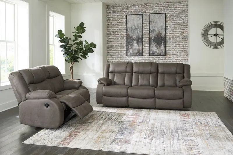 First Base Power Reclining Living Room Set