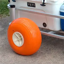 Fish N Mate Poly Wheel Balloon Tire Assembly