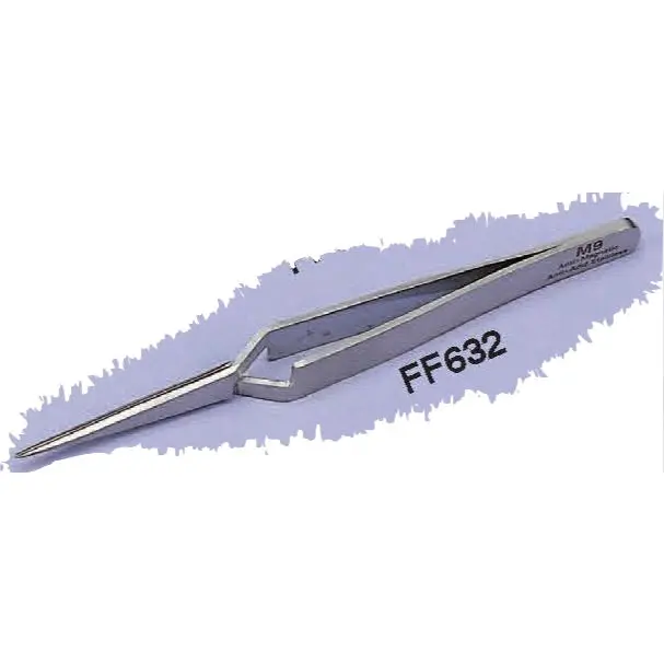 Fishnett Reverse Tweezers – 632 Inverted Tip for Tight Spaces