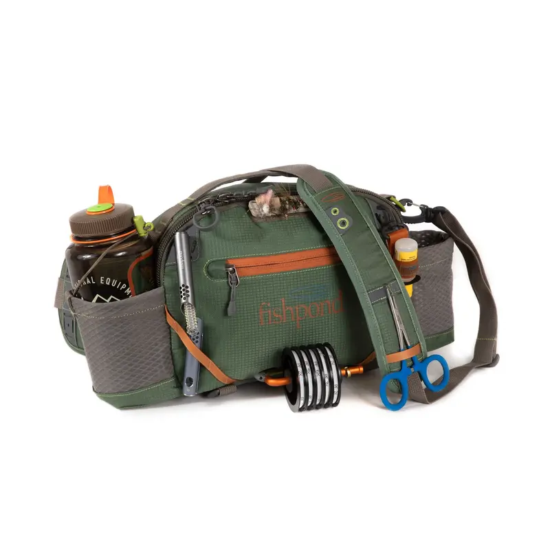 Fishpond Elkhorn Lumbar Pack – Compact, Adjustable Fly Fishing Waist Pack with Organized Storage