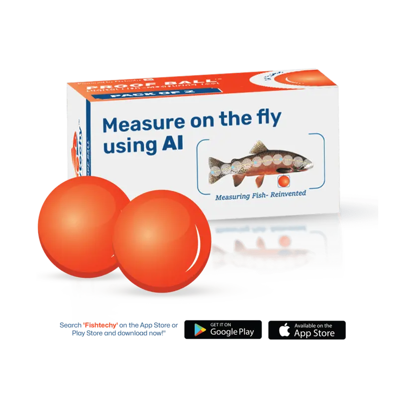 FishTechy Proof Balls – Waterproof, Buoyant Fishing Accessory (2-Pack)