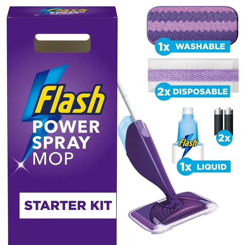 Flash Power Spray Mop Starter Kit – Ready-to-Use Cleaning System