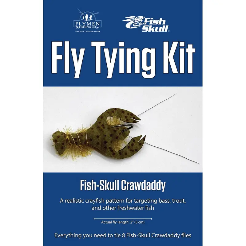 Flymen Fish-Skull Crawdaddy Fly Tying Starter Kit