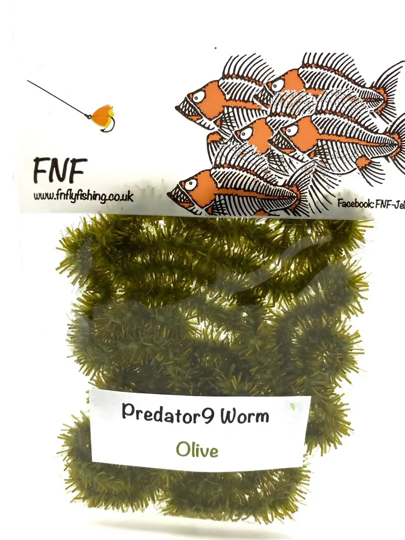 FNF Predator 9 Worm Fly Material